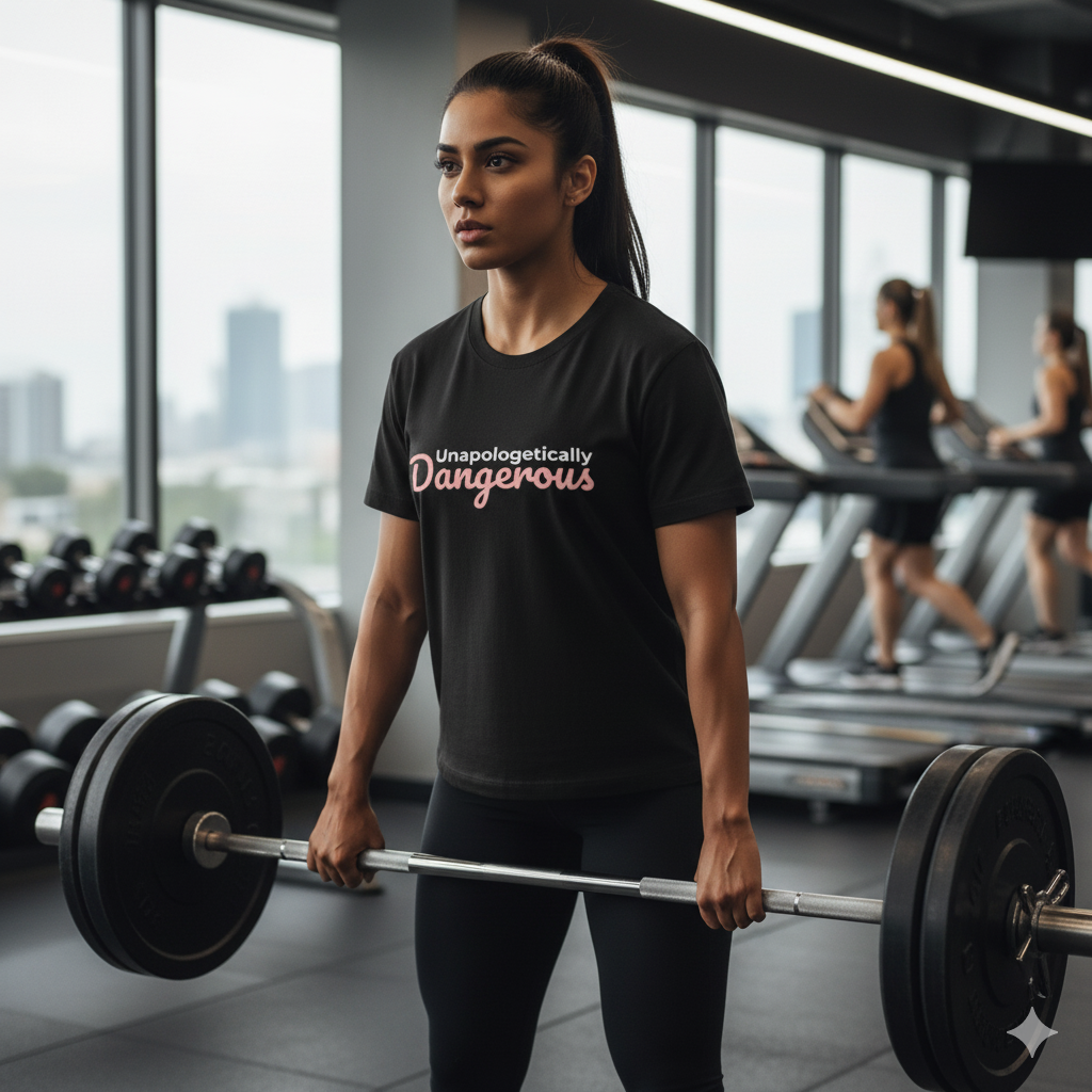 UNAPOLOGETICALLY DANGEROUS - Women’s heavyweight boxy tee