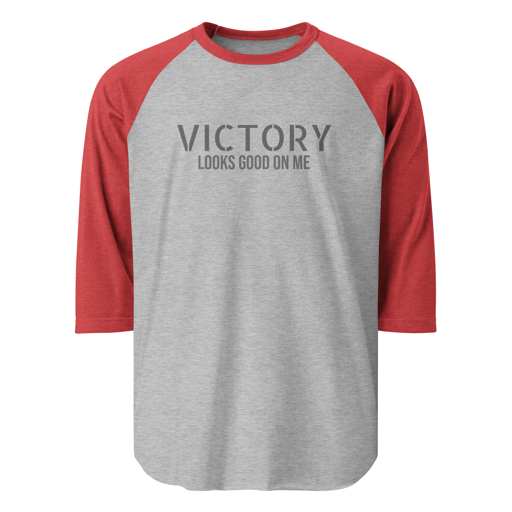 VICTORY LOOKS GOOD ON ME - 3/4 sleeve raglan shirt