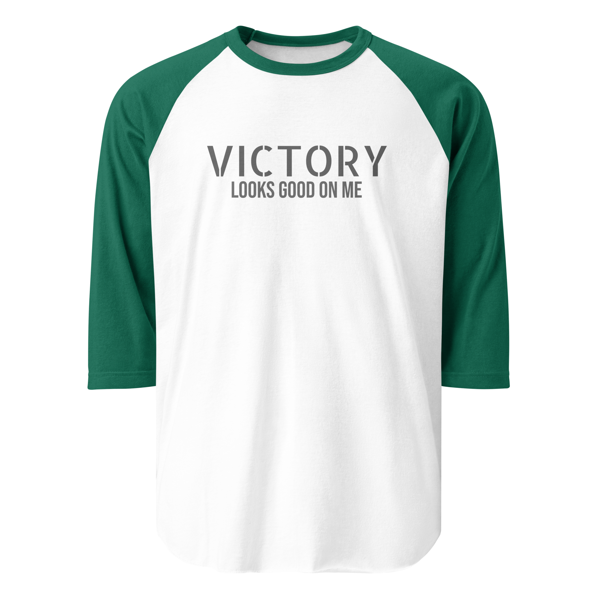 VICTORY LOOKS GOOD ON ME - 3/4 sleeve raglan shirt