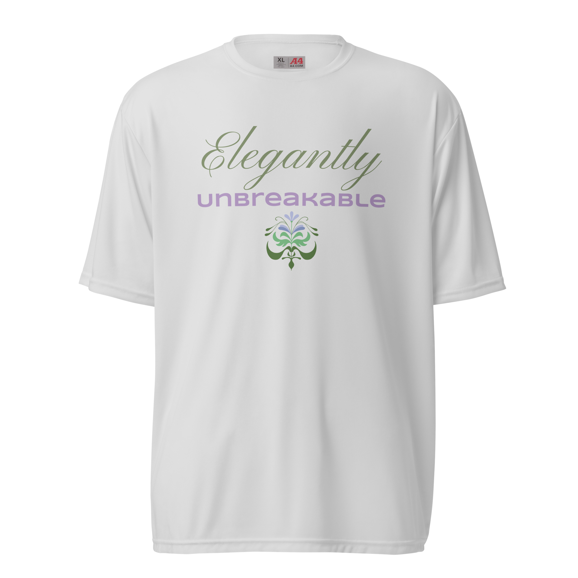 ELEGANTLY UNBREAKABLE - Performance crew neck t-shirt