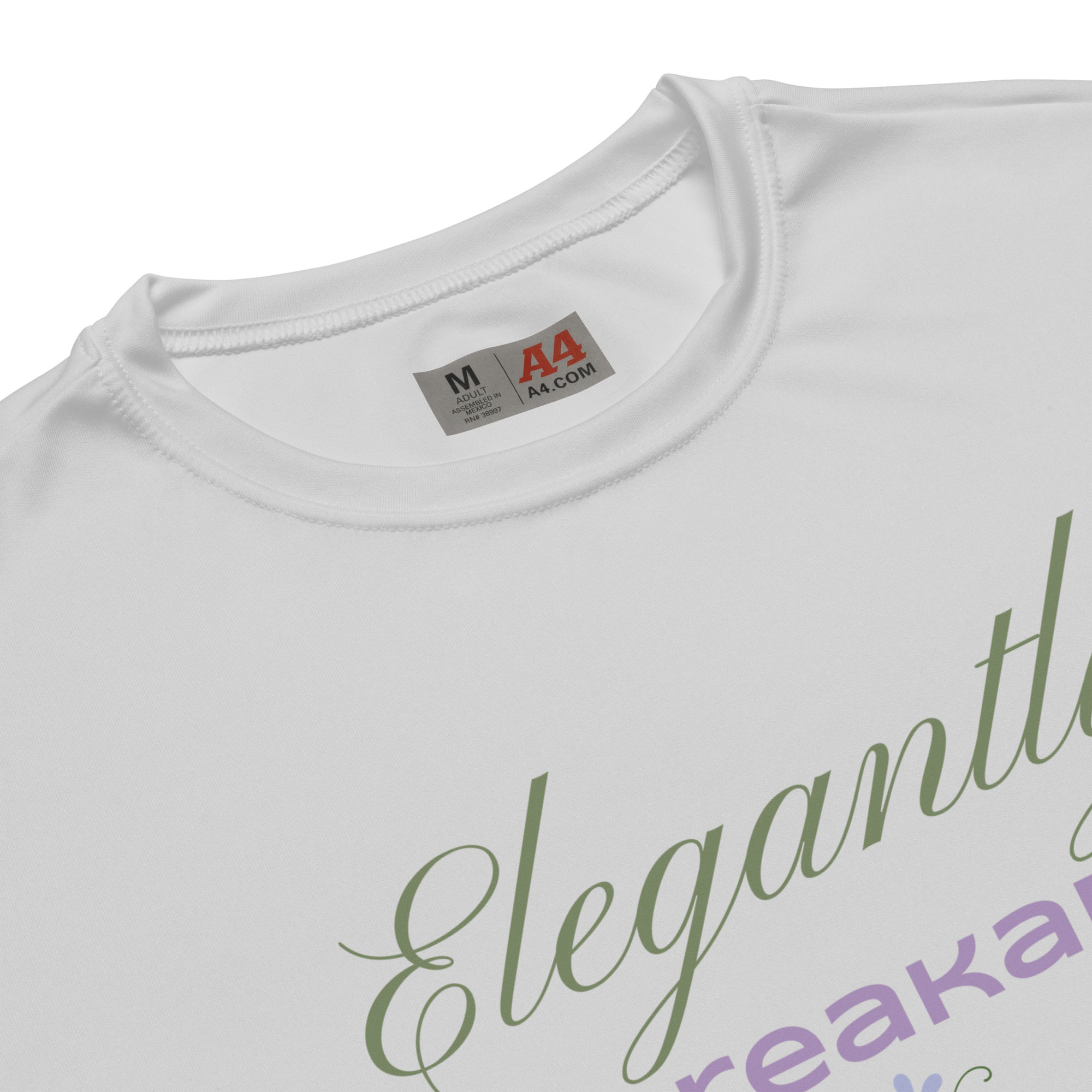ELEGANTLY UNBREAKABLE - Performance crew neck t-shirt