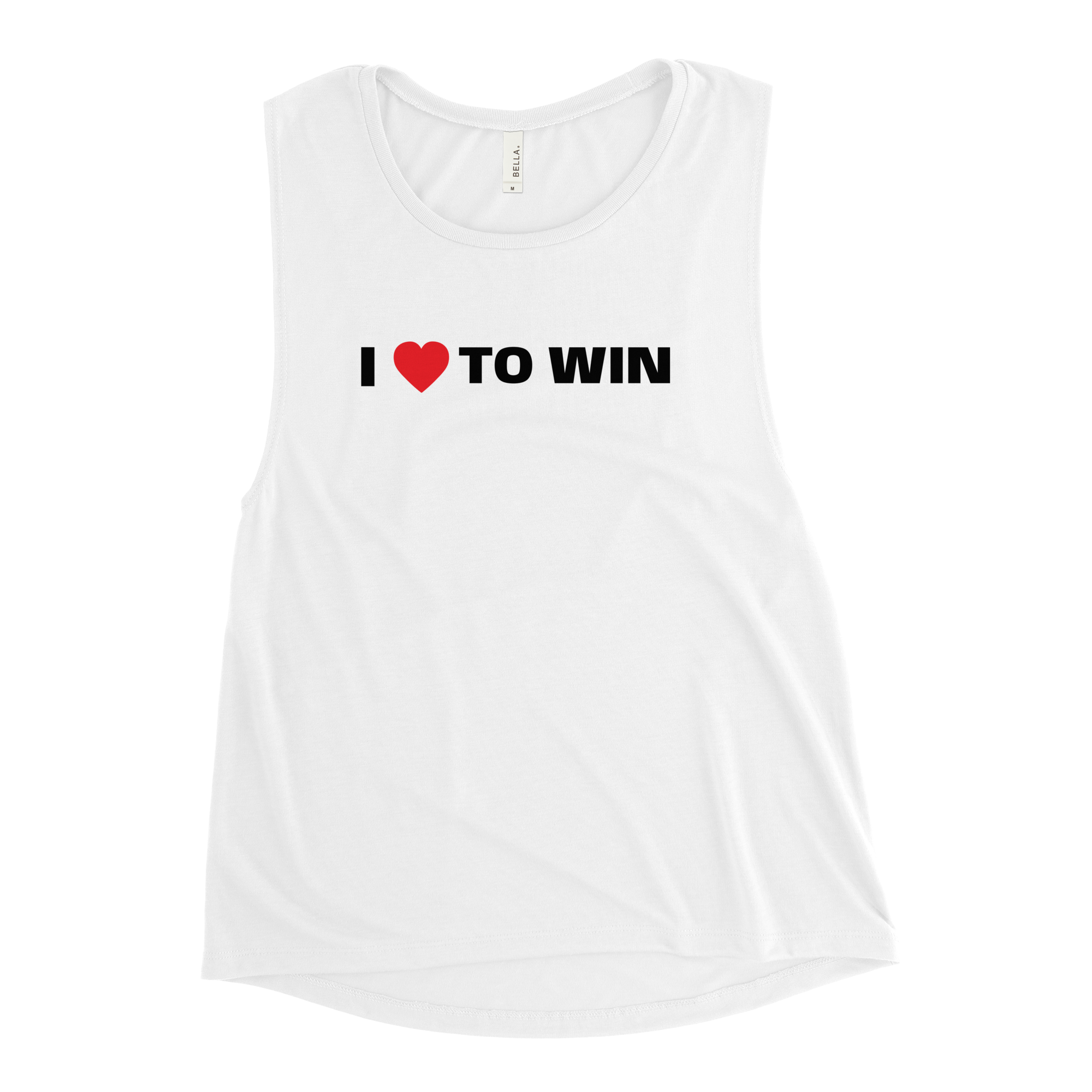 I LOVE TO WIN - Ladies’ Muscle Tank
