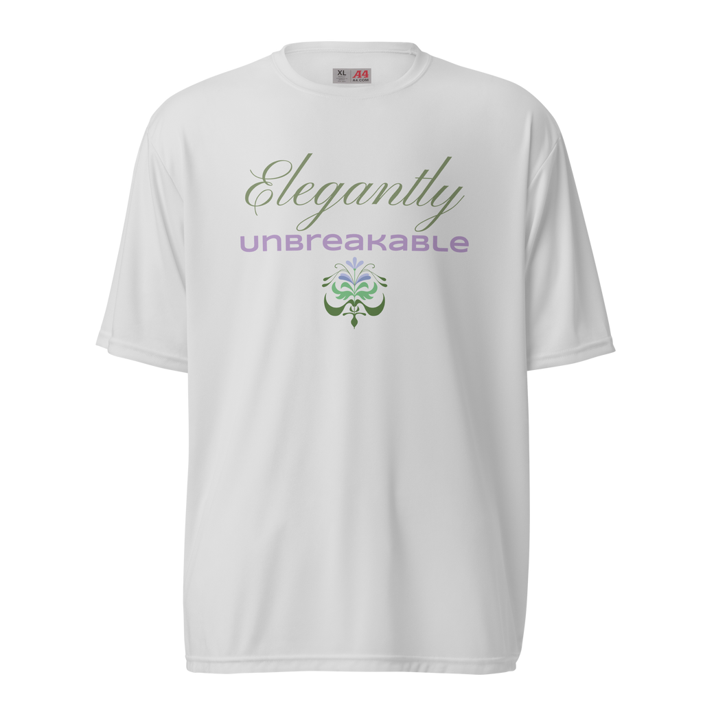 ELEGANTLY UNBREAKABLE - Performance crew neck t-shirt