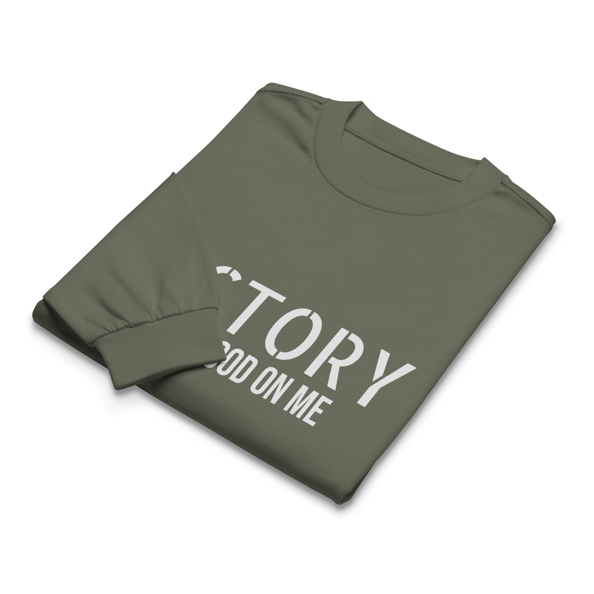 VICTORY LOOKS GOOD ON ME - Premium heavyweight long sleeve shirt