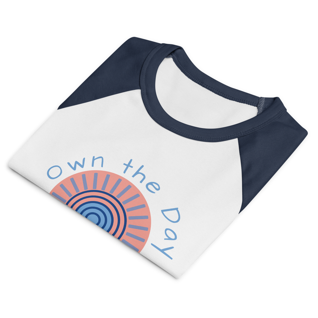 OWN THE DAY - Women’s micro rib raglan baby tee