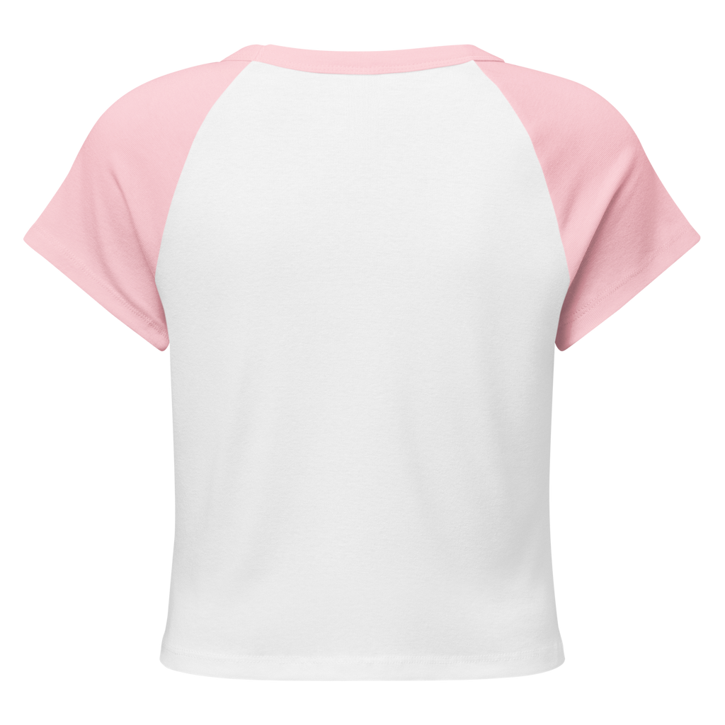 A FORCE, NOT A FLOWER - Women’s micro rib raglan baby tee